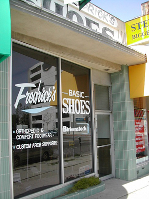 Frederick's Shoes storefront