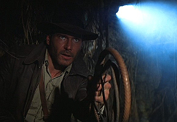 Scene from Raiders of the Lost Ark